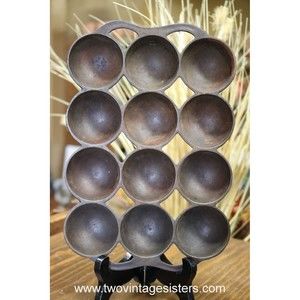 Wagner Ware Cast Iron Golf Ball Pan